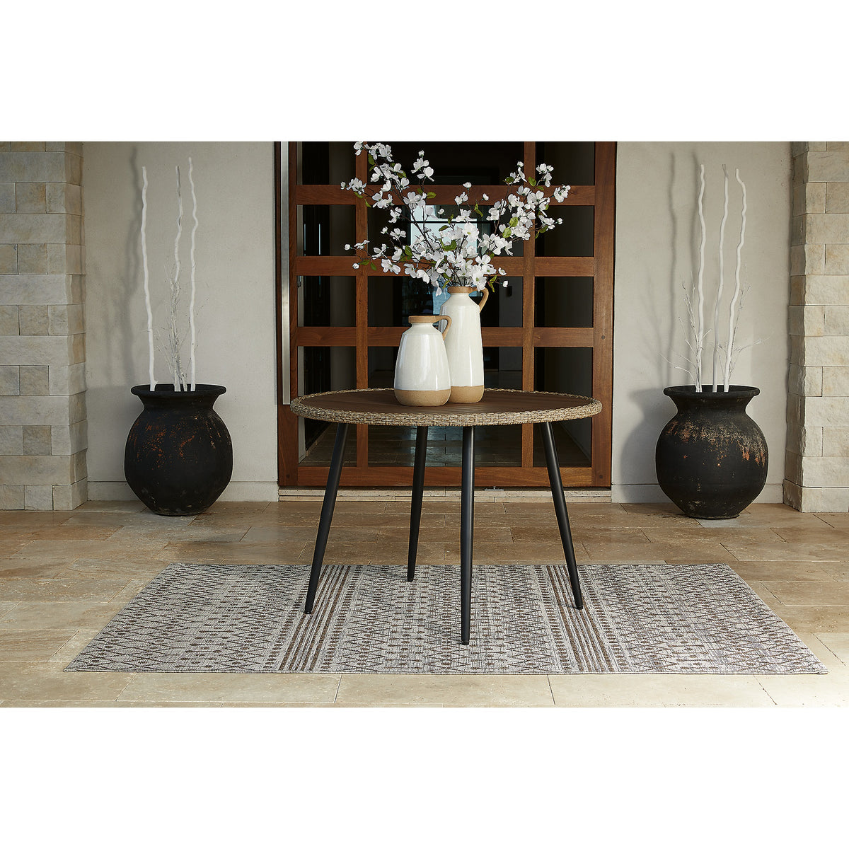 Amaris Outdoor Dining Table (P369-615-SI) - Image 14