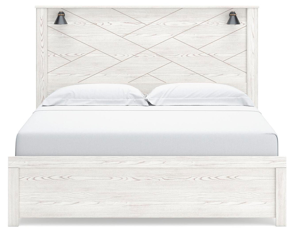Gerridan Panel Bed - White/Gray  (B1190-SI) - Image 3