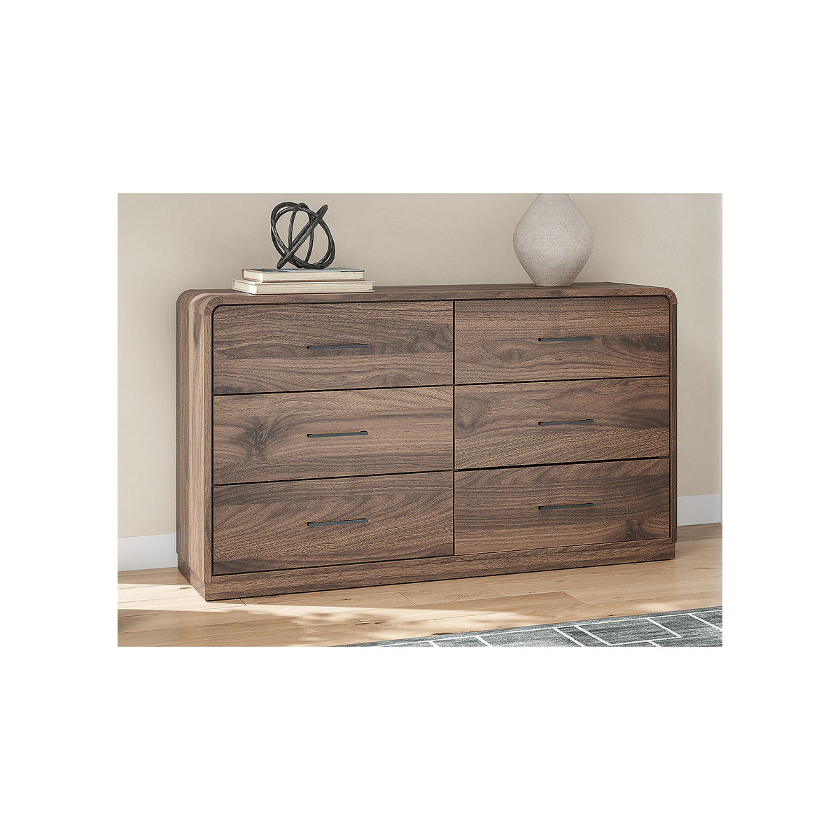 Fortlorn King Panel Bed, Dresser and Nightstand (PCB386-SI) - Image 25