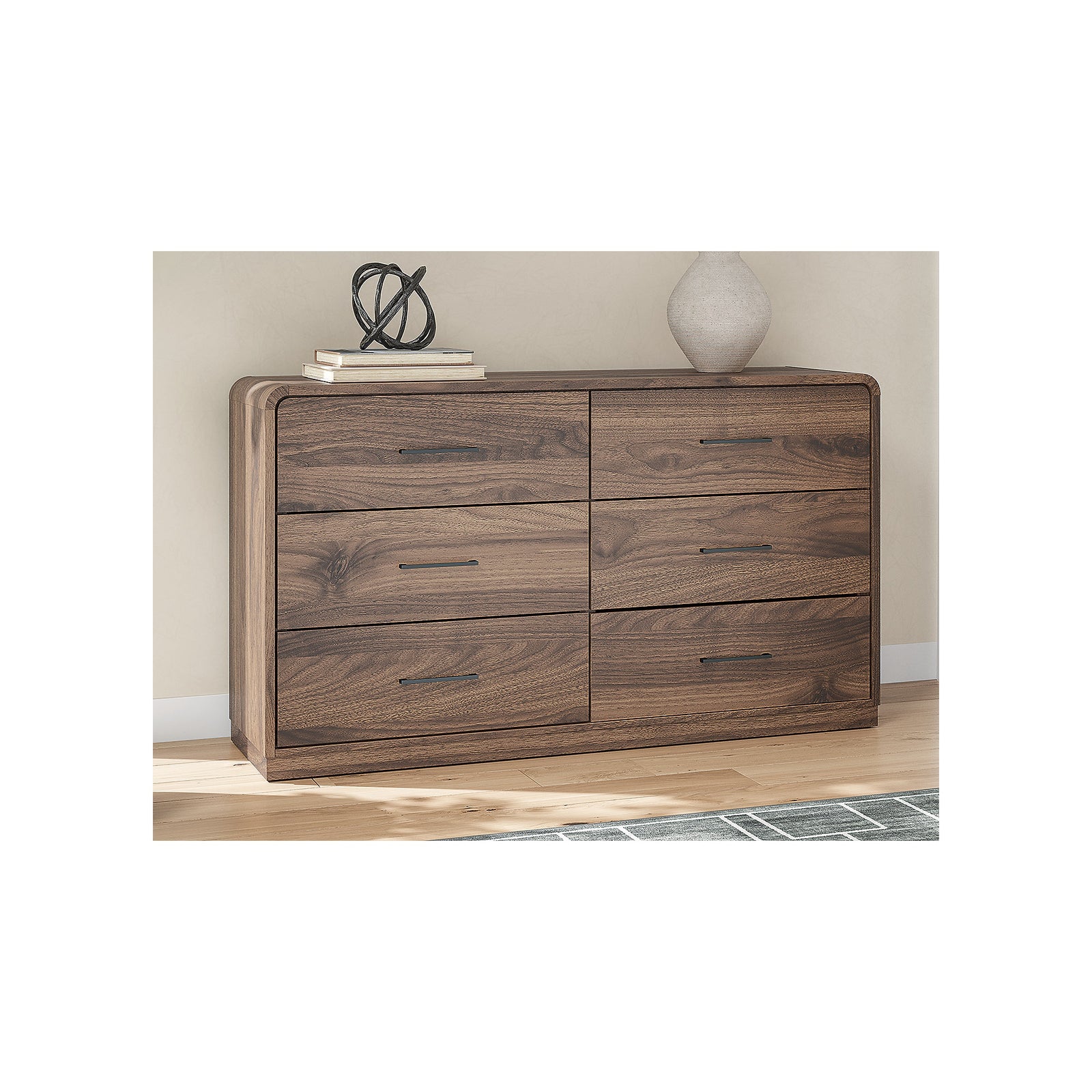 Fortlorn King Panel Bed, Dresser and Nightstand (PCB386-SI) - Image 25