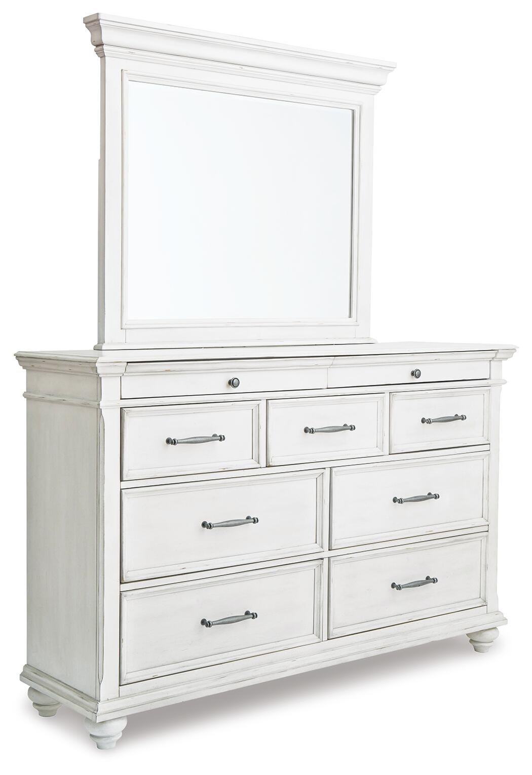 Kanwyn Upholstered Panel Bed, Dresser and Mirror (B777-SI) - Image 3