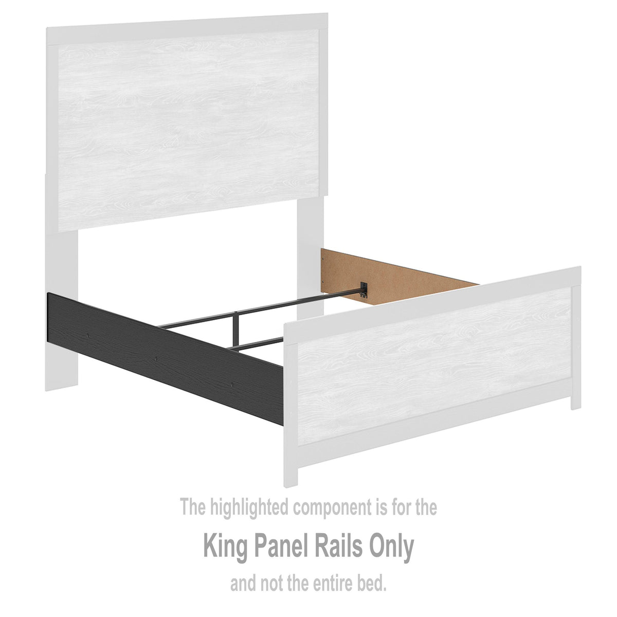 Broachmyn Lighted King Bookcase Headboard (PCB1118-SI) - Image 46