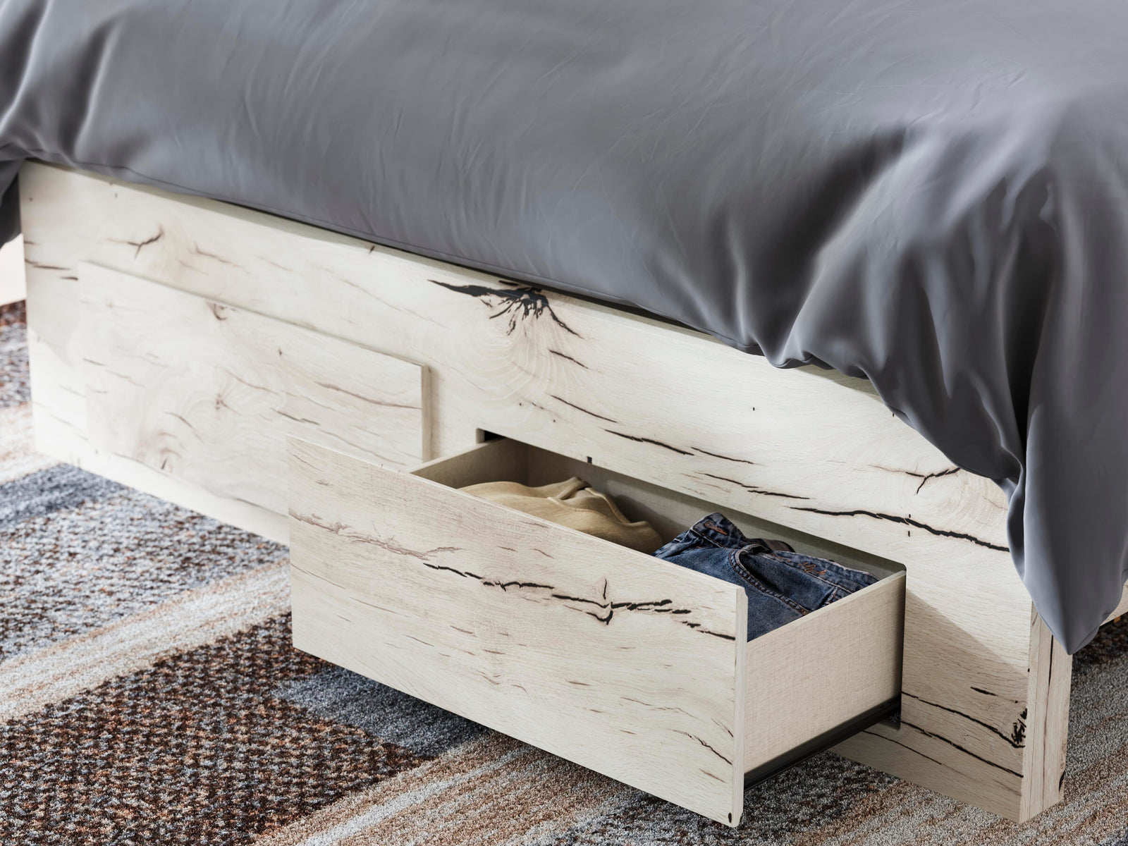 Lawroy Panel Storage Bed - Light Natural  (B2310-SI) - Image 11