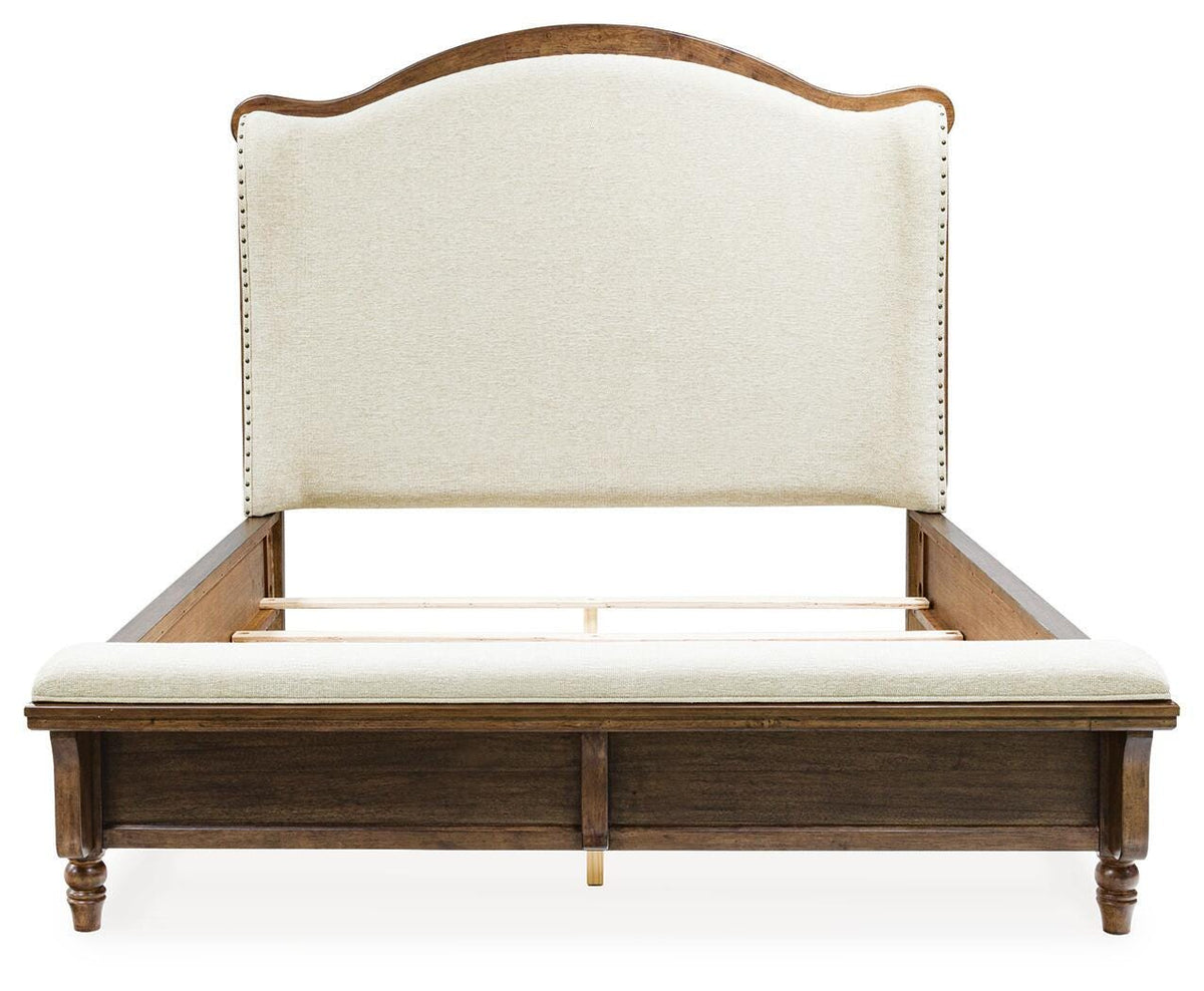 Sturlayne Upholstered Panel Bed - Brown  (B787-SI) - Image 3
