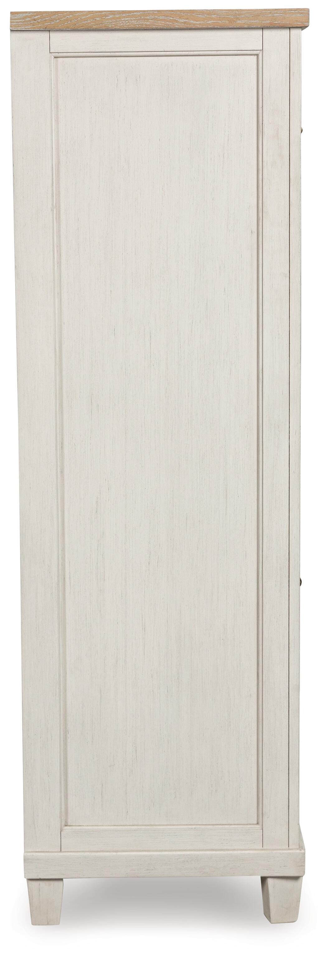 Shaybrock Door Chest - Antique White/Brown  (B683-SI) - Image 4