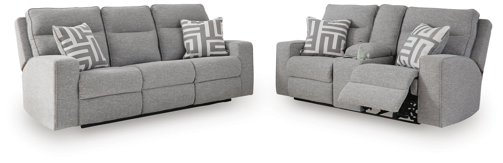 Biscoe Power Reclining Sofa and Loveseat (90503-SI)