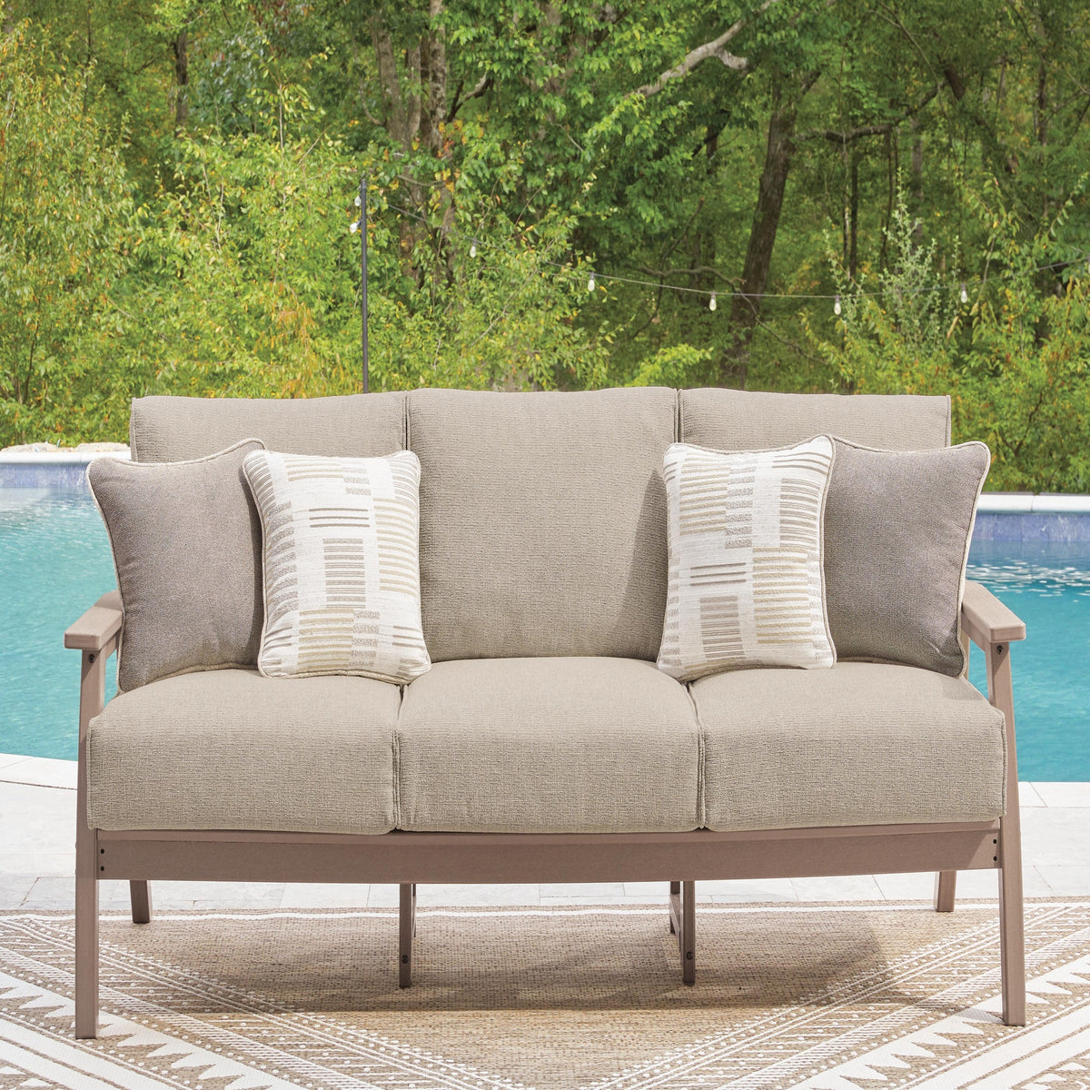 Grover Beach Outdoor Sofa with Cushion (PCP422-SI) - Image 19