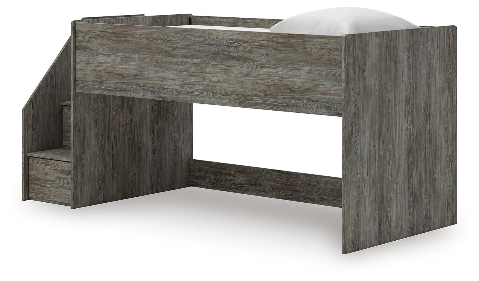 Frandern Loft Bed (Youth) - Gray  (B4480-SI) - Image 4