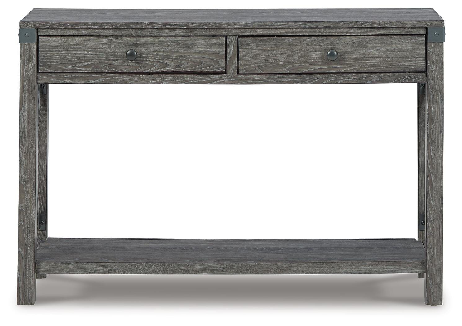 Freedan Sofa/Console Table - Grayish Brown  (T175-SI) - Image 3