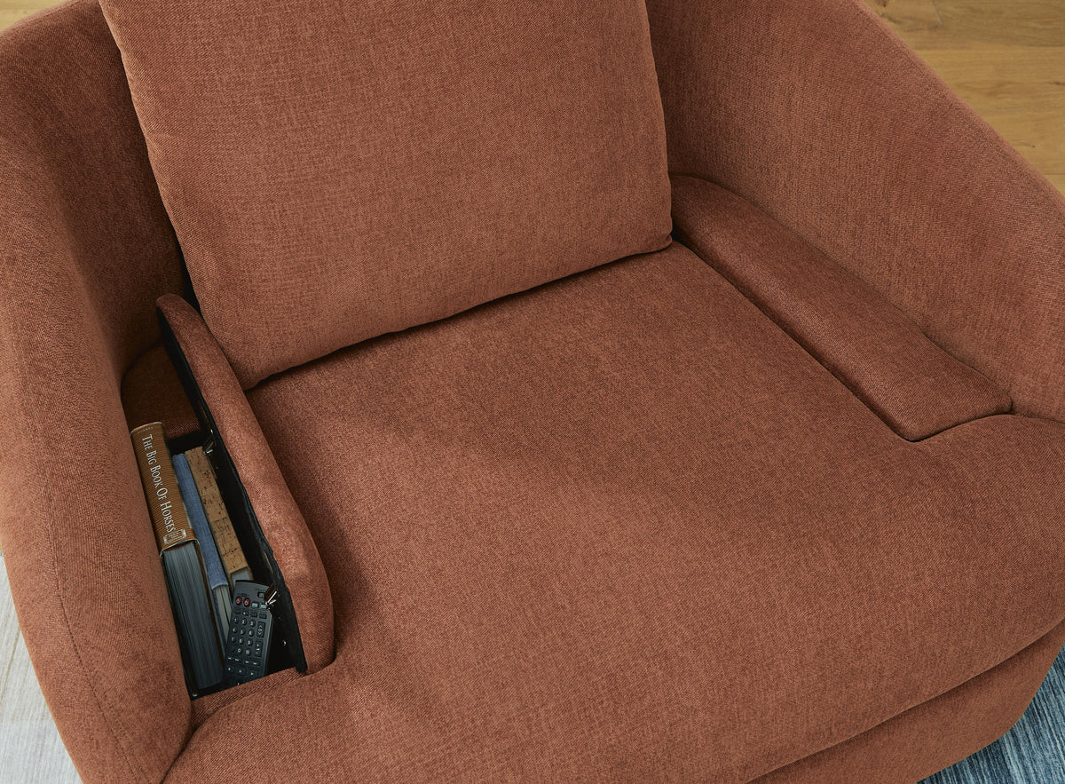 Modmax 5-Piece Sectional and Swivel Glider Recliner (92102-SI) - Image 25