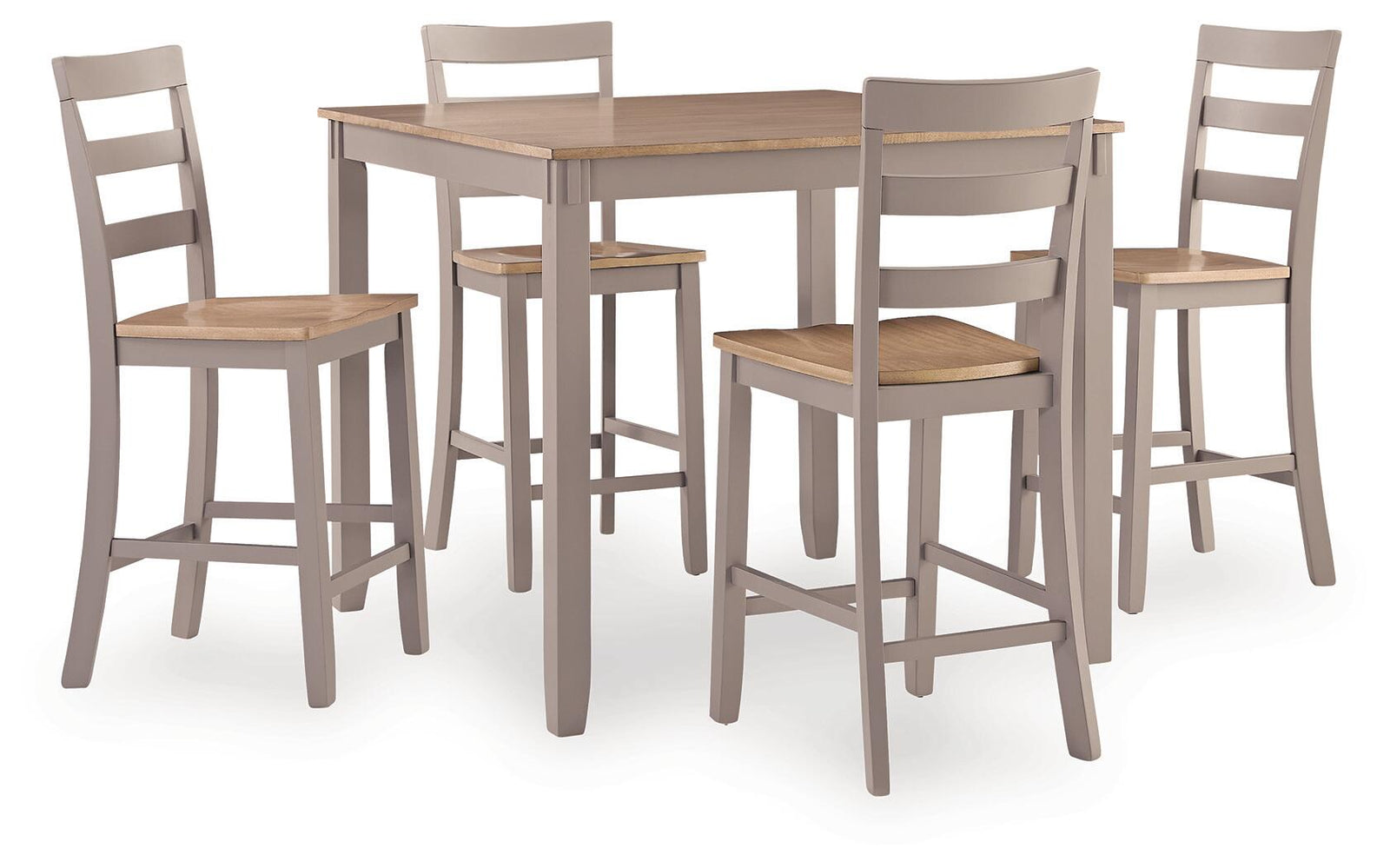 Harperfeld Counter Height Dining Table and 4 Counter Stools (PCD403-SI)