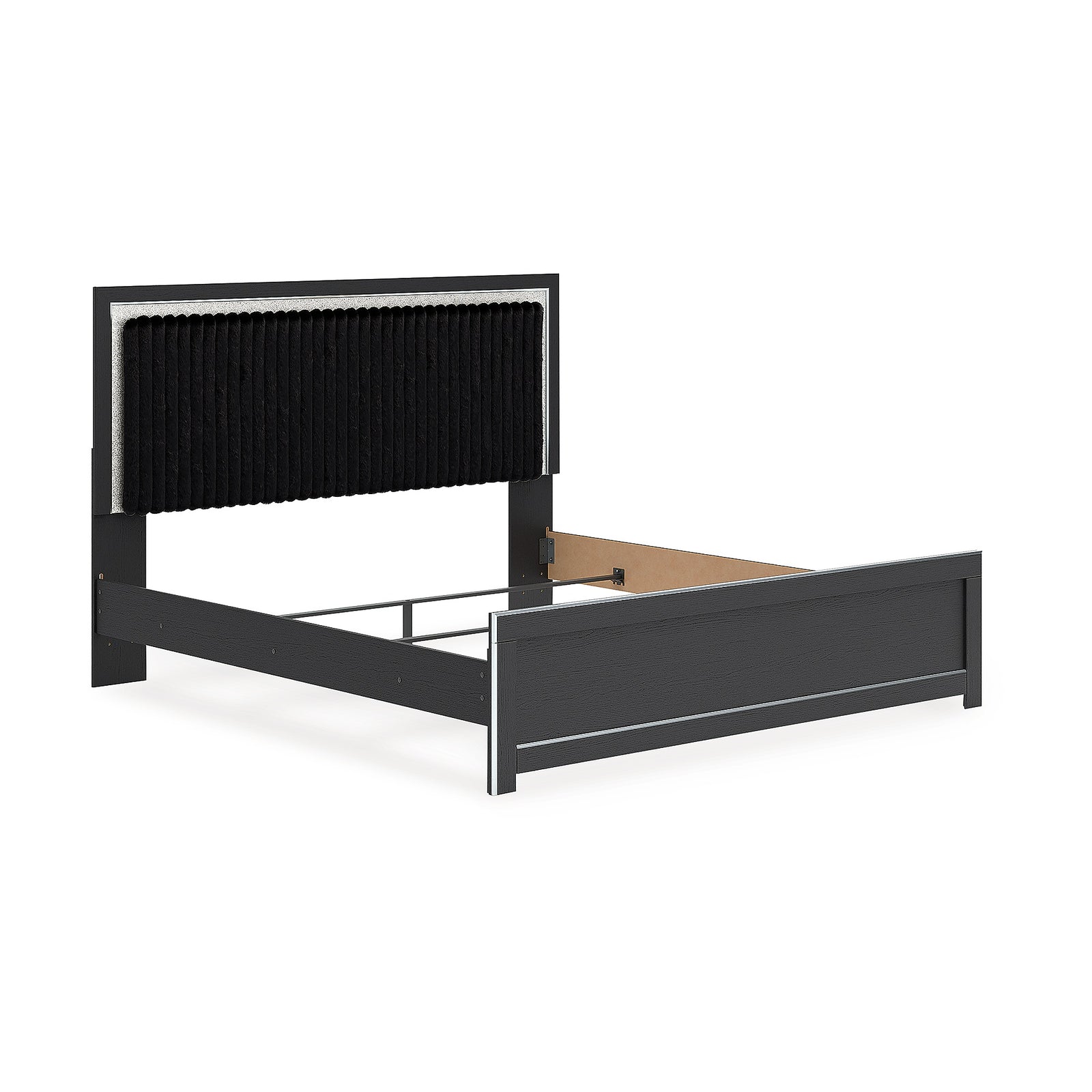 Zuraleus King Upholstered Panel Bed (PCB3380-SI) - Image 2
