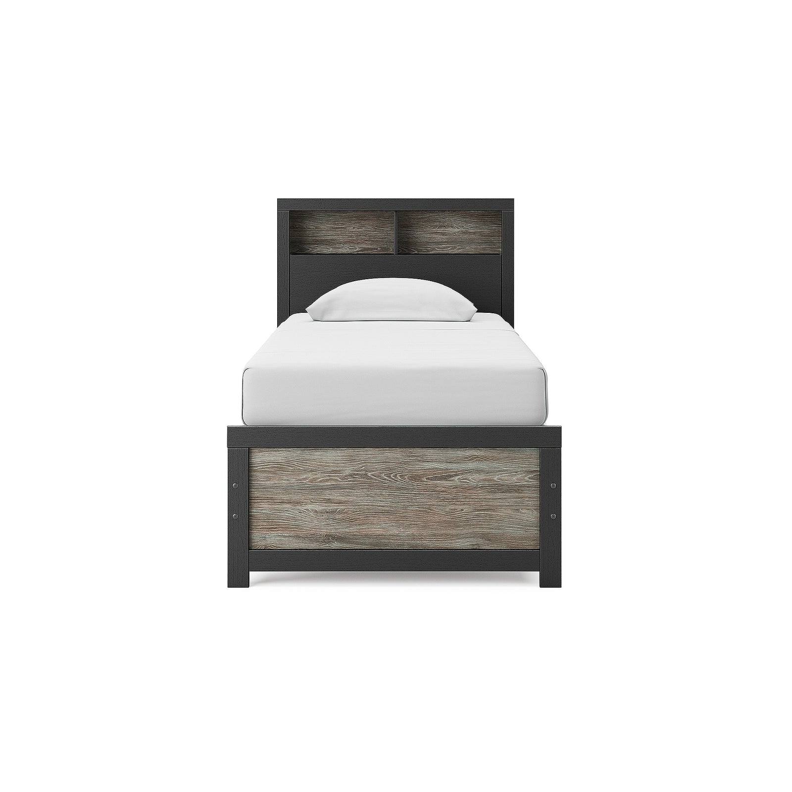 Broachmyn Twin Bookcase Bed, Dresser and Mirror (PCB1118-SI) - Image 10