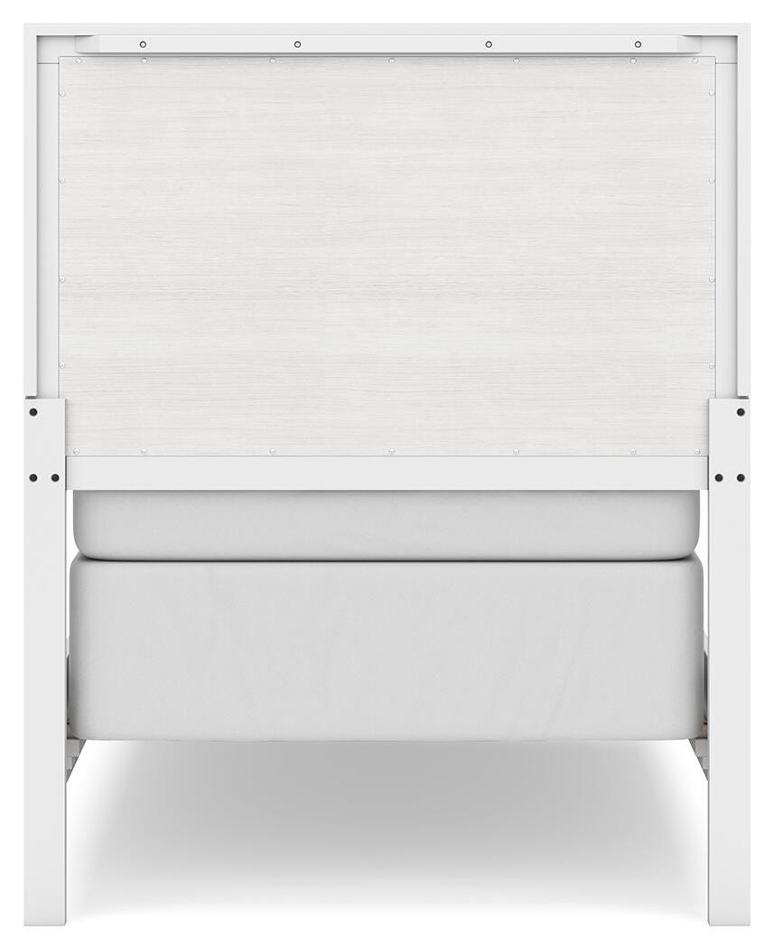 Binterglen Panel Bed, Dresser, Mirror, Chest and 2 Nightstands - White  (B427-SI) - Image 20