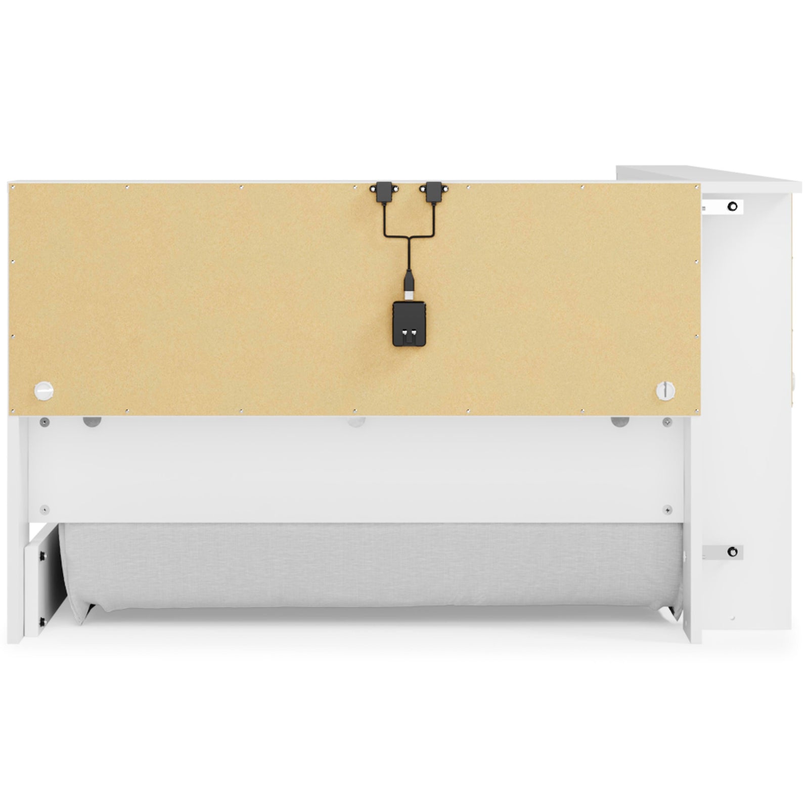 Piperton Bookcase Storage Bed (Youth) - White  (EB1221-SI) - Image 6