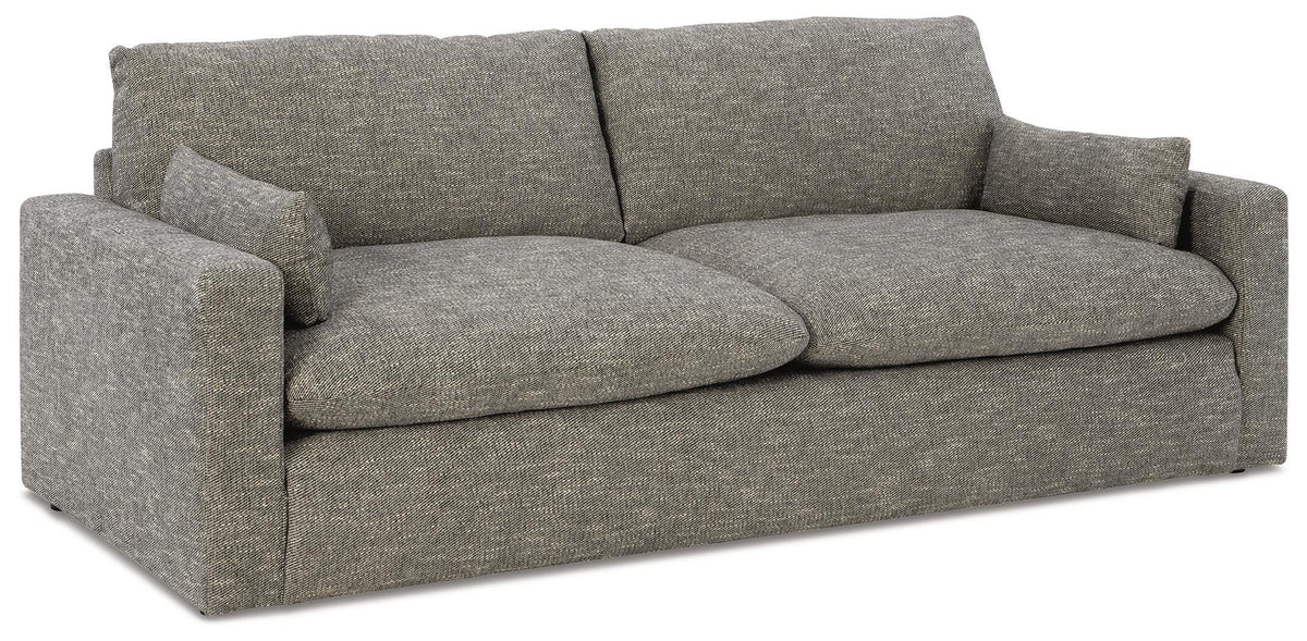 Dramatic Sofa, Loveseat, Oversized Chair and Ottoman (11702-SI) - Image 3