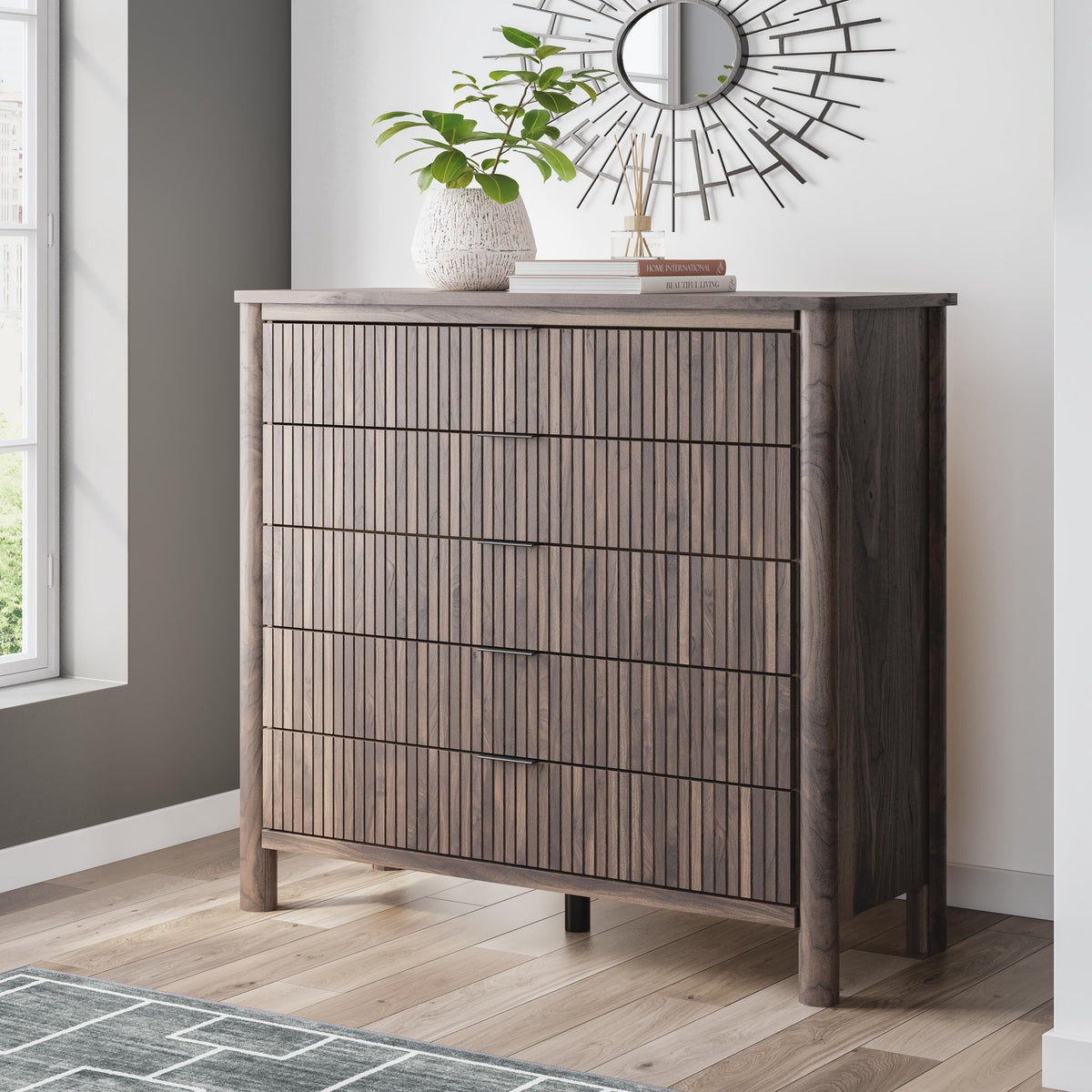Pamytta Wide Chest of Drawers (PCB2614-SI) - Image 27