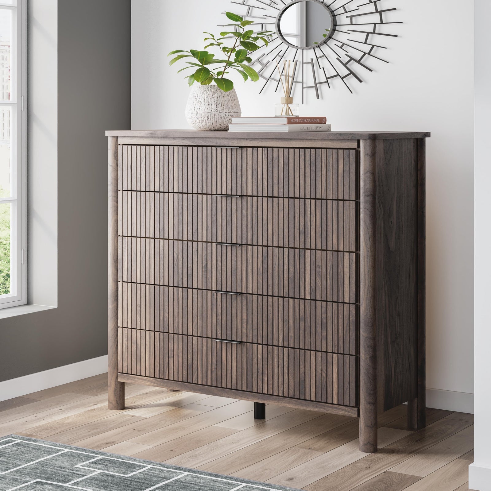 Pamytta Wide Chest of Drawers (PCB2614-SI) - Image 27