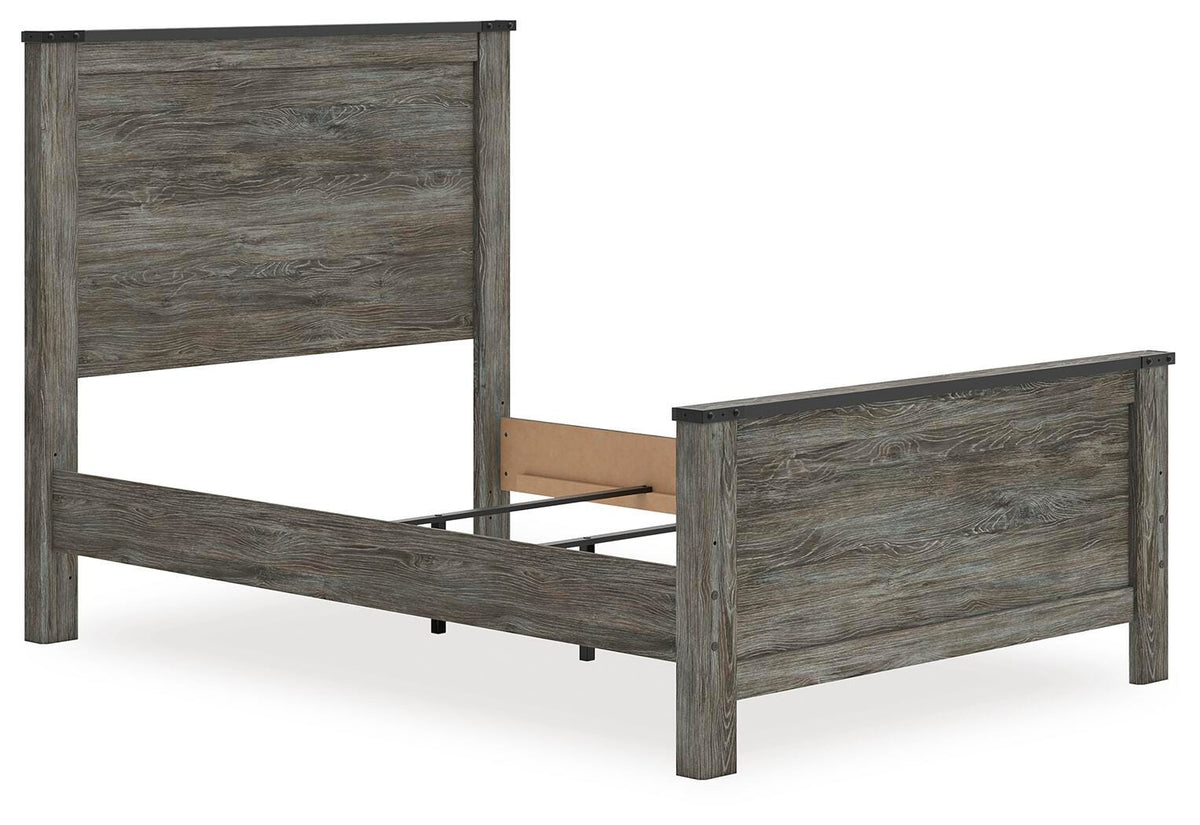 Frandern Panel Bed, Dresser and Mirror (B4480-SI) - Image 11