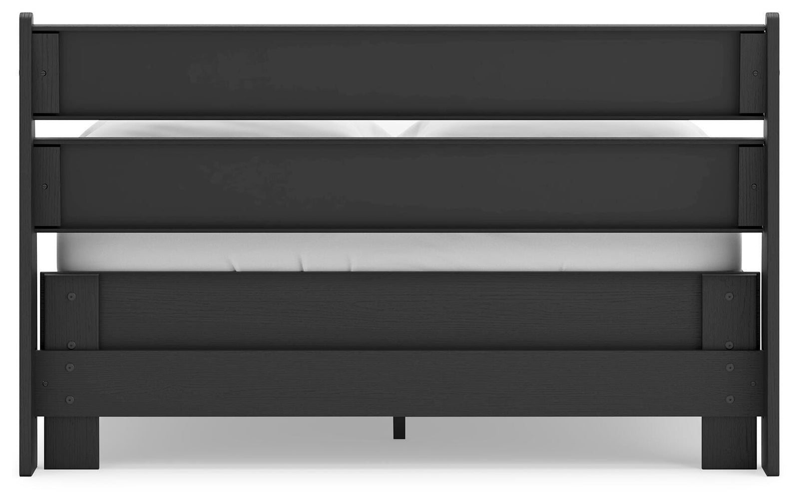 Socalle Panel Platform Bed (Youth) - Black  (EB1865-SI) - Image 5