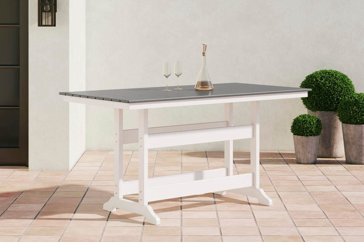 Transville Outdoor Counter Height Dining Table (P210-SI) - Image 12