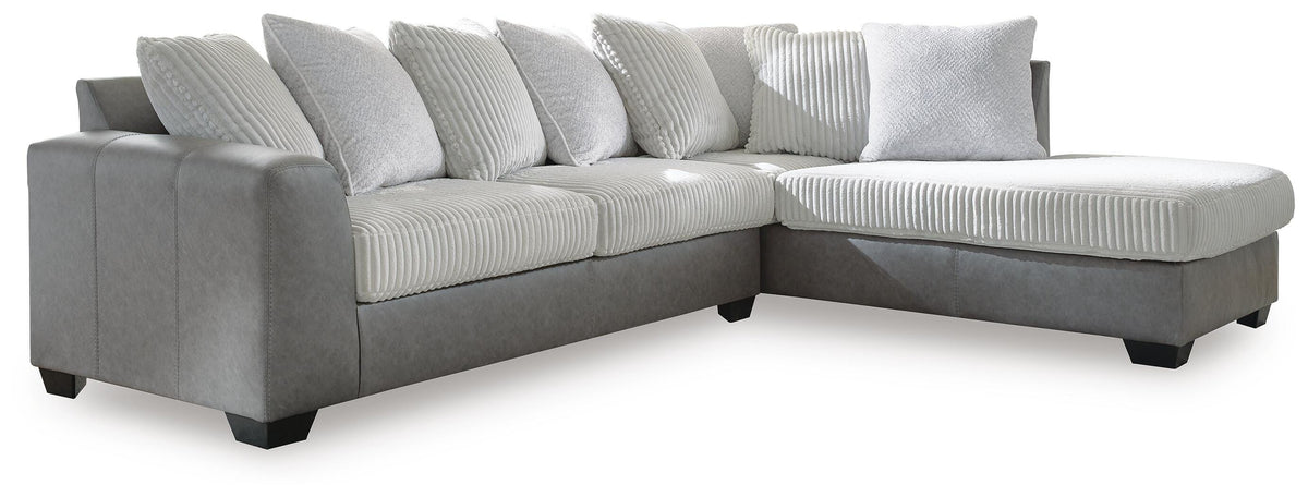 Clairette Court 2-Piece Sectional with Chaise (31503-SI)