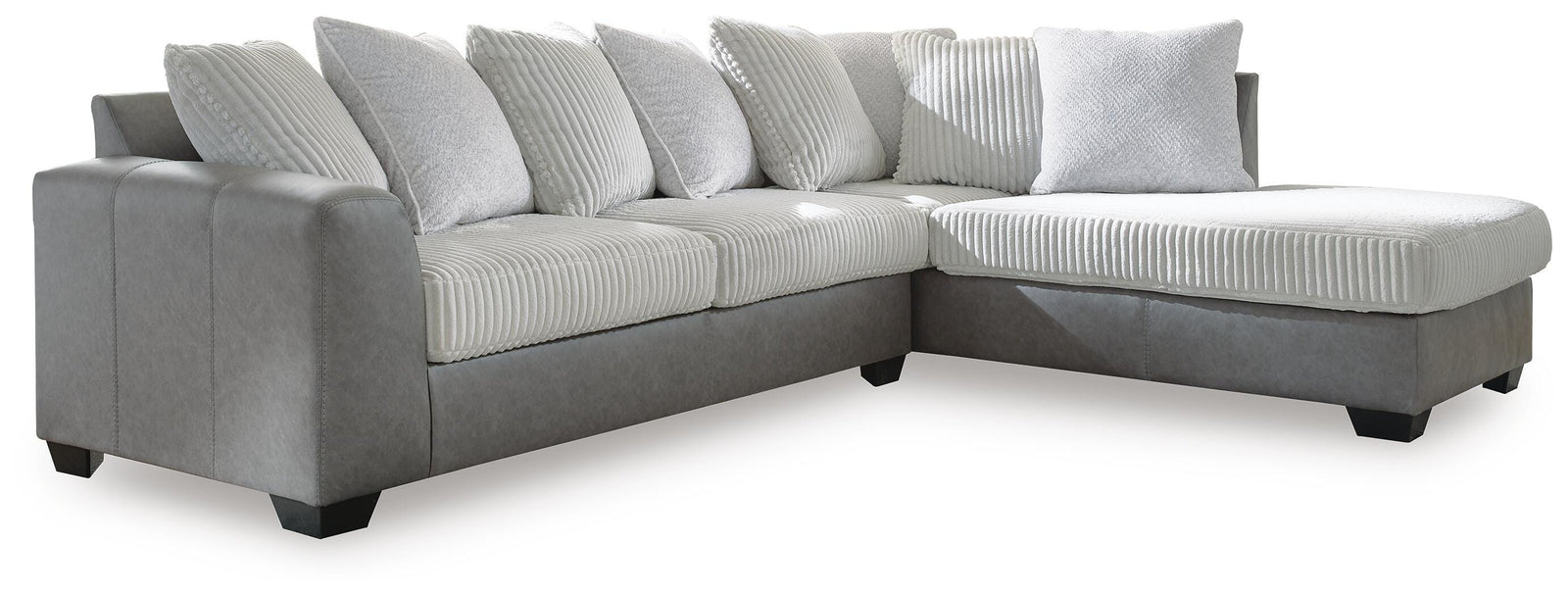 Clairette Court 2-Piece Sectional with Chaise (31503-SI)