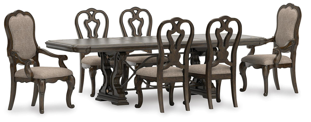 Maylee Dining Table and 6 Chairs (D947-SI)