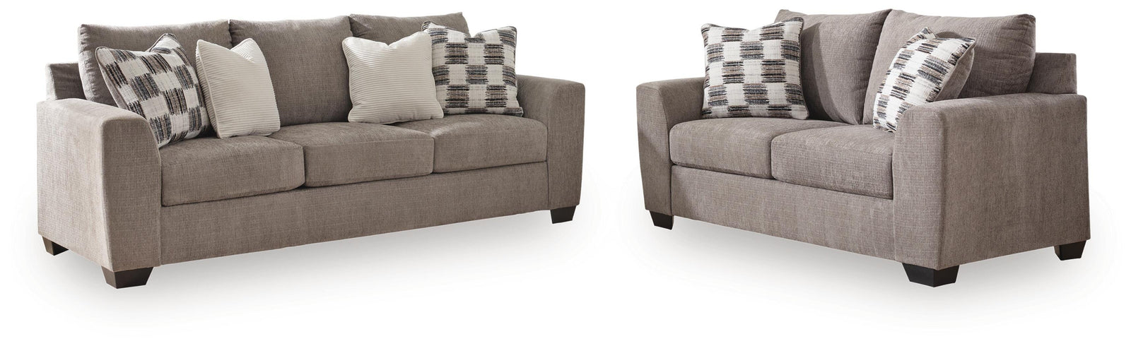 Loreo Sofa and Loveseat (63102-SI)