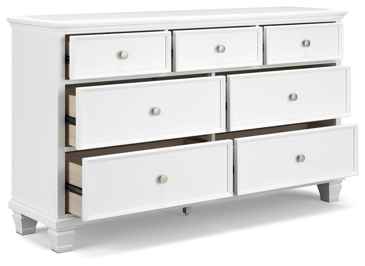 Fortman Full Panel Bed, Dresser and Nightstand (B680-SI) - Image 4