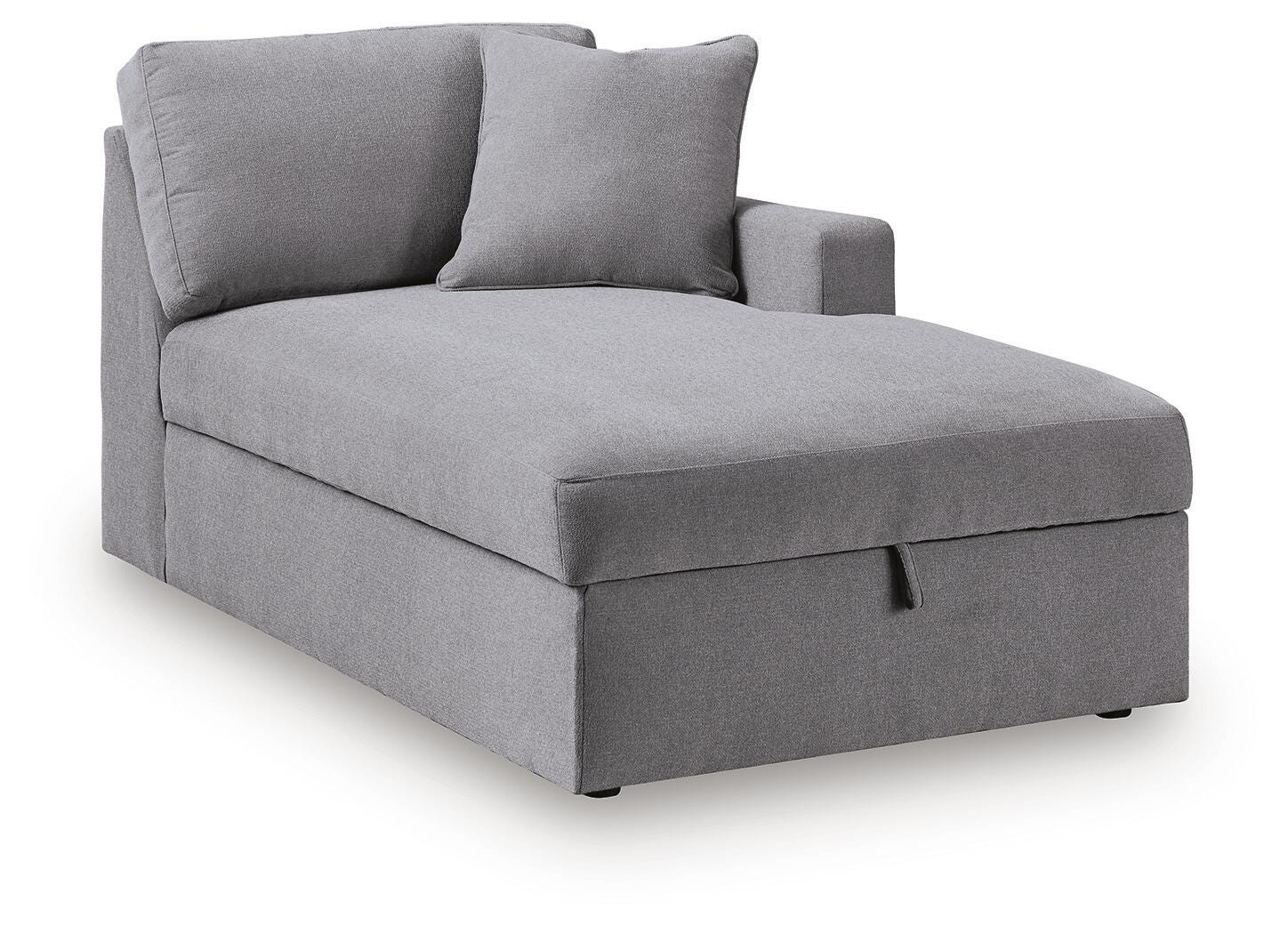 Modmax 8-Piece Sectional with Storage Chaise and Audio Consoles (92104-SI) - Image 6