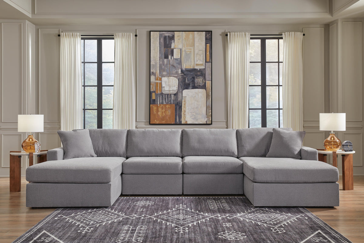 Modmax 4-Piece Sectional with Chaise (92104-SI) - Image 5