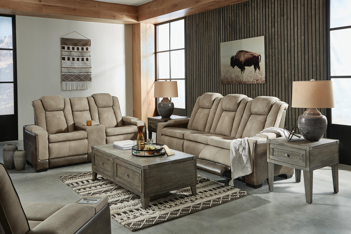 Next-Gen Durapella Power Reclining Sofa, Loveseat and Recliner (22003-SI) - Image 2