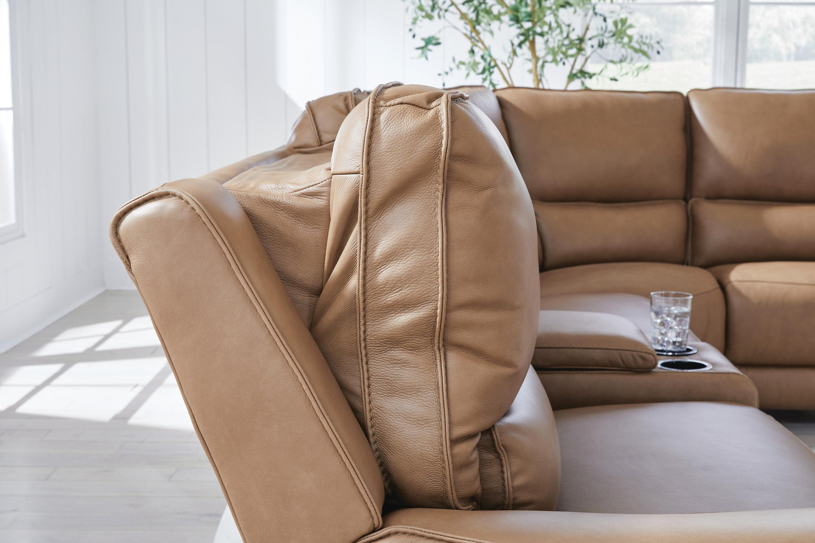 DeepWakes 6-Piece Power Reclining Sectional (PCU62606-SI) - Image 2