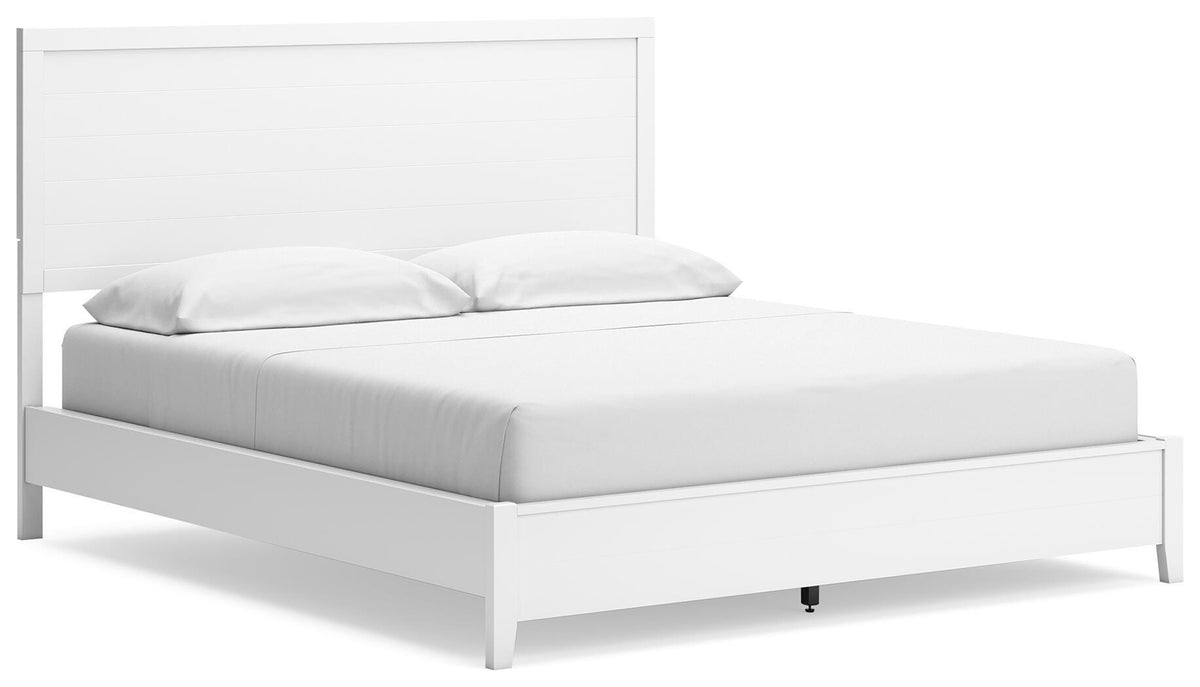 Binterglen Panel Bed - White  (B427-SI)