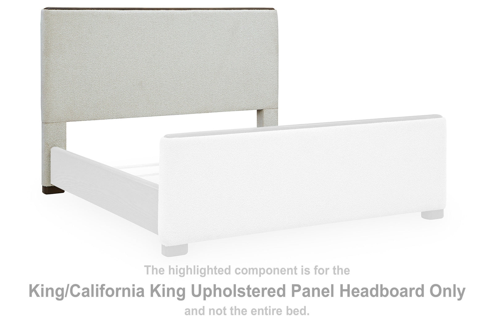 Radkin King/California King Upholstered Panel Headboard (PCB843-SI) - Image 2