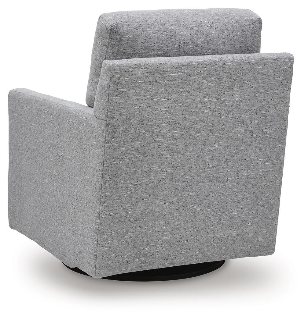 Freybourne Next-Gen Nuvella Swivel Accent Chair (A3000737-SI) - Image 5