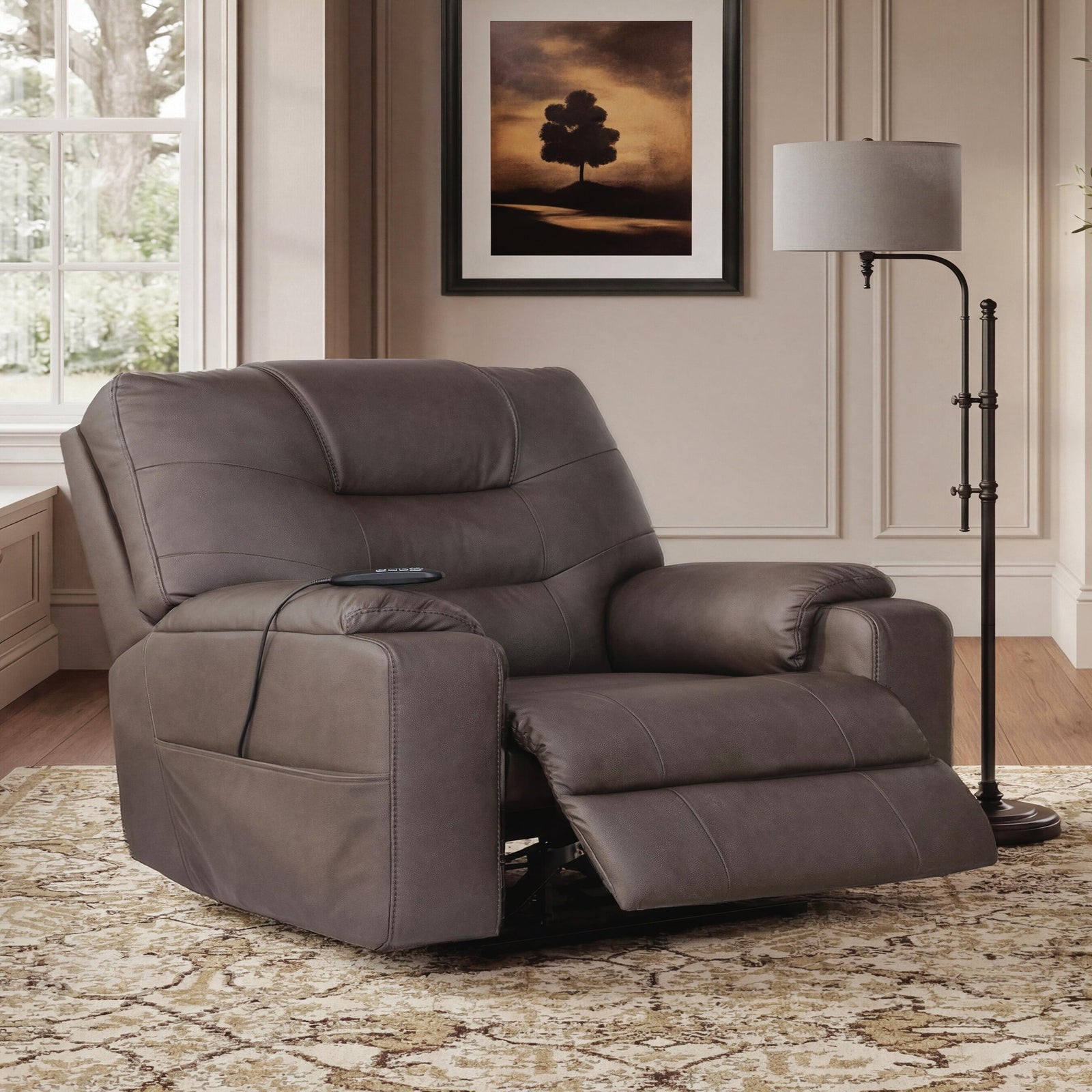 Belmone Pike Power Lift Recliner (PC22805-SI) - Image 8