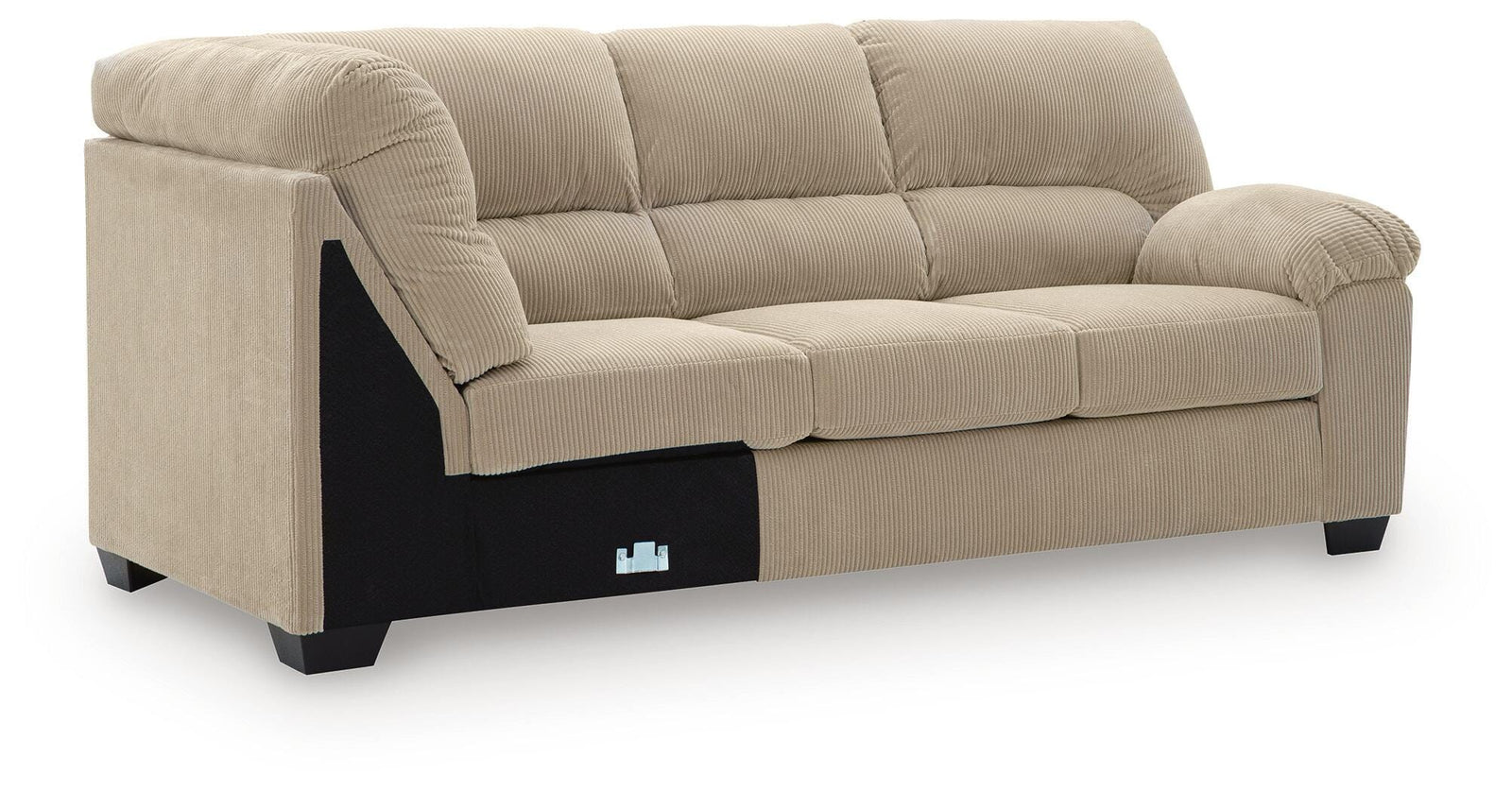 SimpleJoy Left-Arm Facing Sofa with Corner Wedge (24203-SI) - Image 23