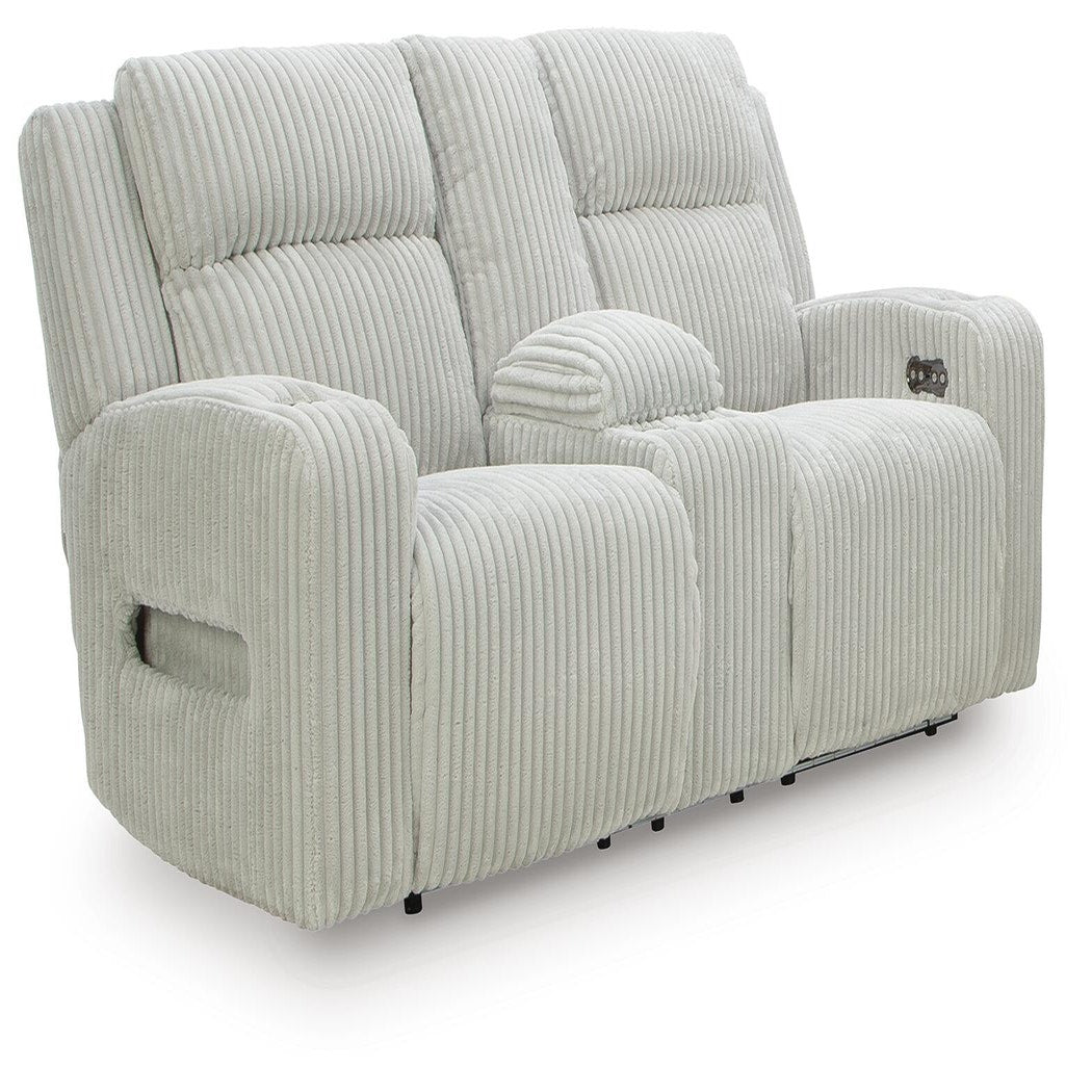 Carvara Power Reclining Sofa and Loveseat (PC64203-SI) - Image 10