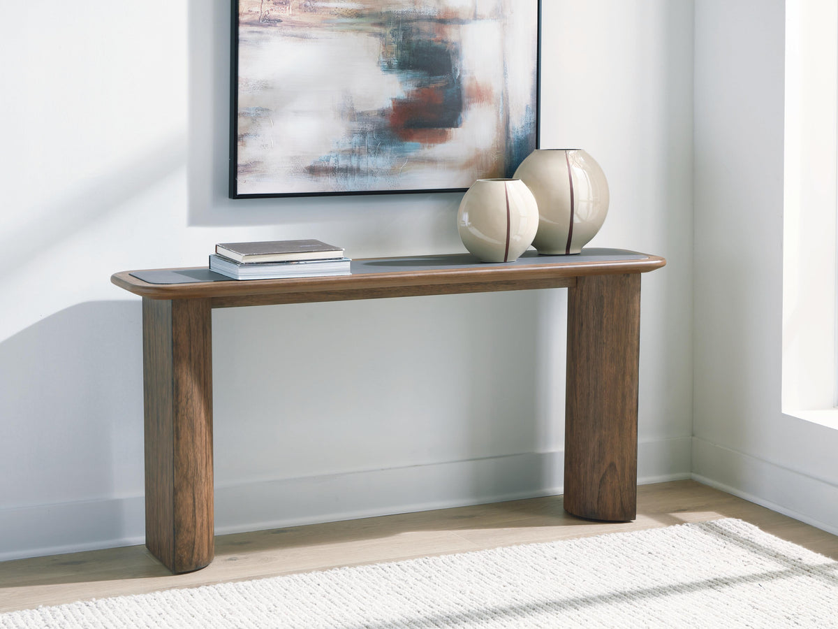 Dontayne Sofa Table - Warm Brown  (T563-SI) - Image 2