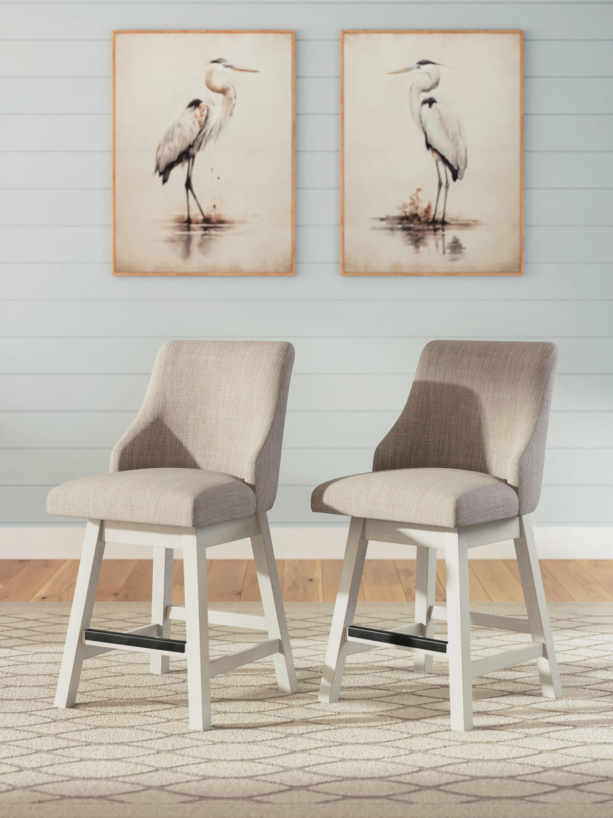 Robbinsdale Counter Height Barstool (Set of 2) (D642-SI) - Image 2