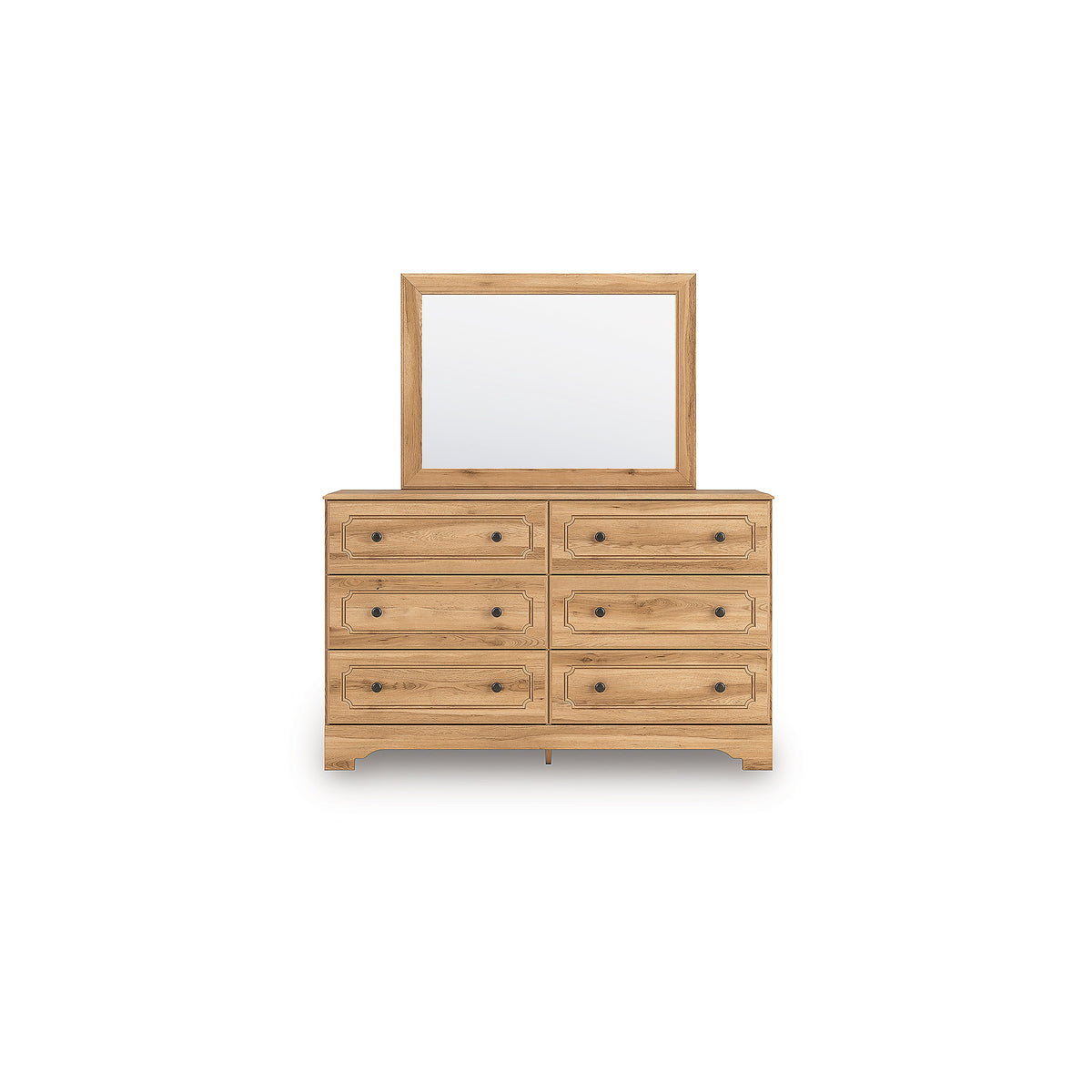 Aleaport Twin Panel Bed, Dresser and Mirror (PCB1075-SI) - Image 2