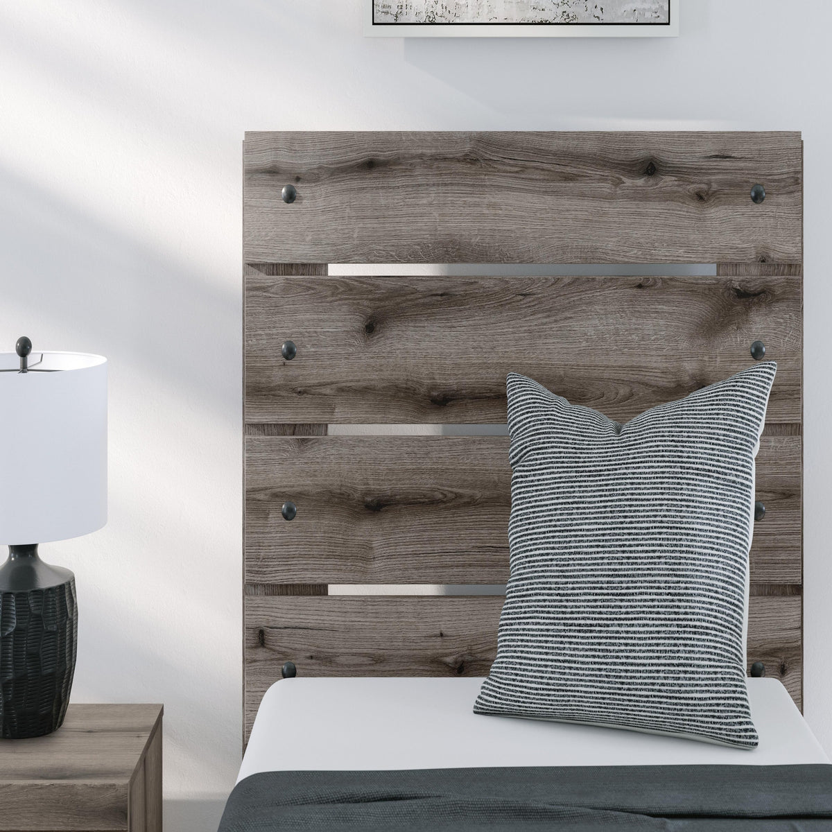 Graystorm Twin Panel Bed with Storage (PCB2405-SI) - Image 10
