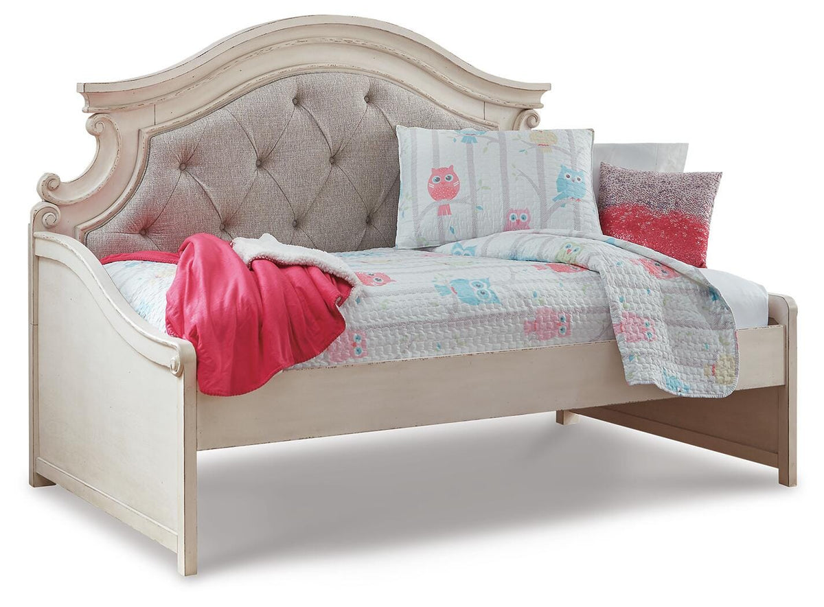 Realyn Day Bed (Youth) - Chipped White  (B743-SI) - Image 2