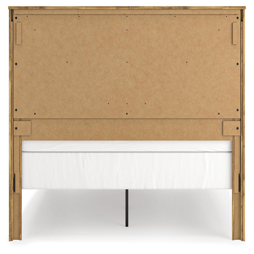 Maystonna King Crossbuck Panel Bed, Dresser, Mirror and Nightstand (PCB1580-SI) - Image 12