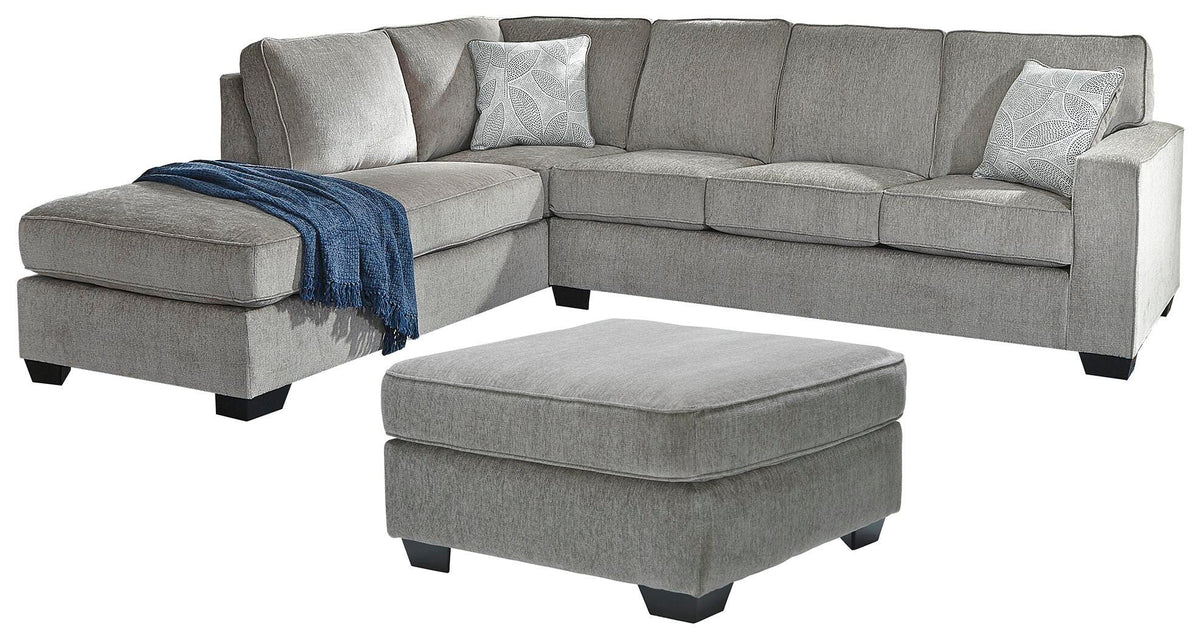 Altari 2-Piece Sectional with Ottoman (87214-SI)