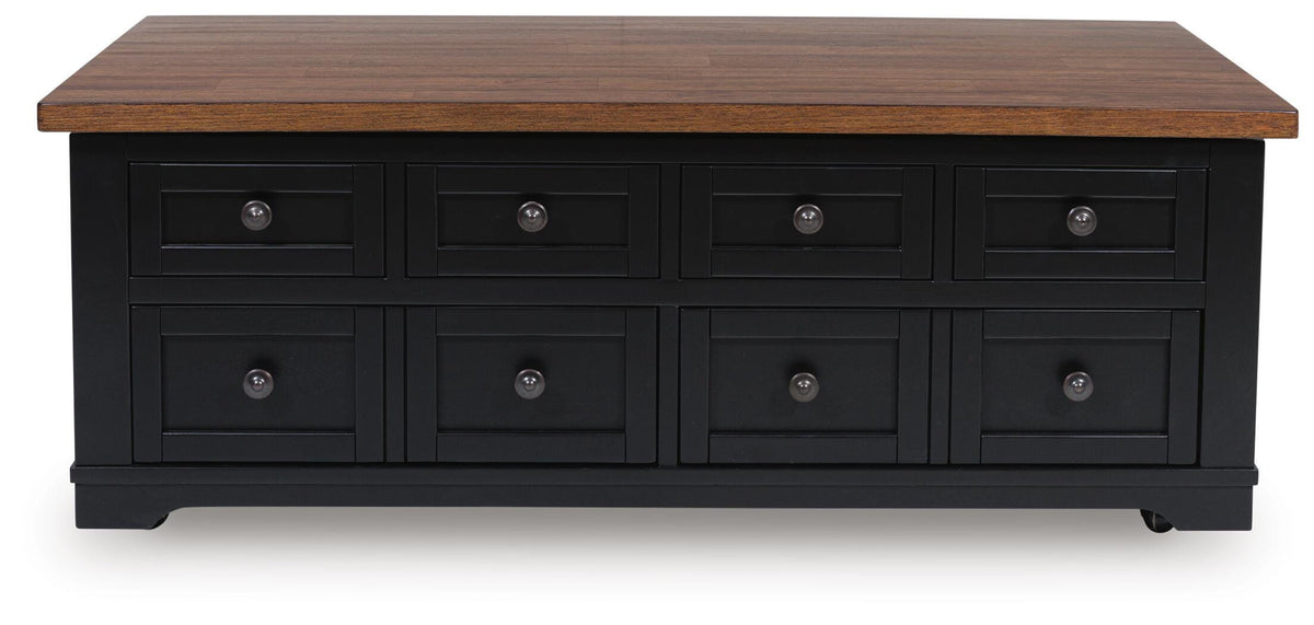 Wildenauer Lift-top Coffee Table and 2 Chairside End Tables (T664-SI) - Image 8