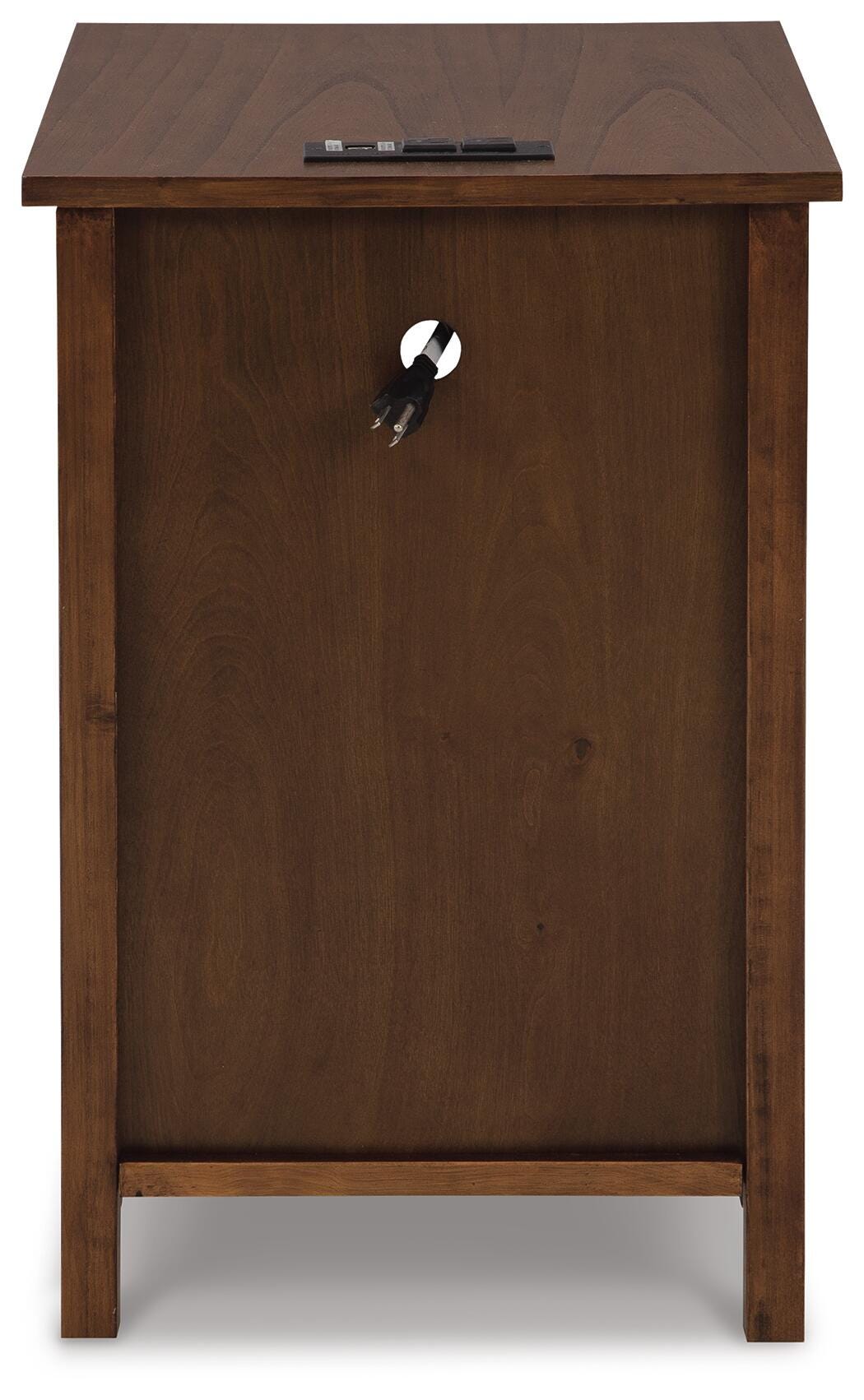 Treytown Chairside End Table - Brown  (T300-SI) - Image 5