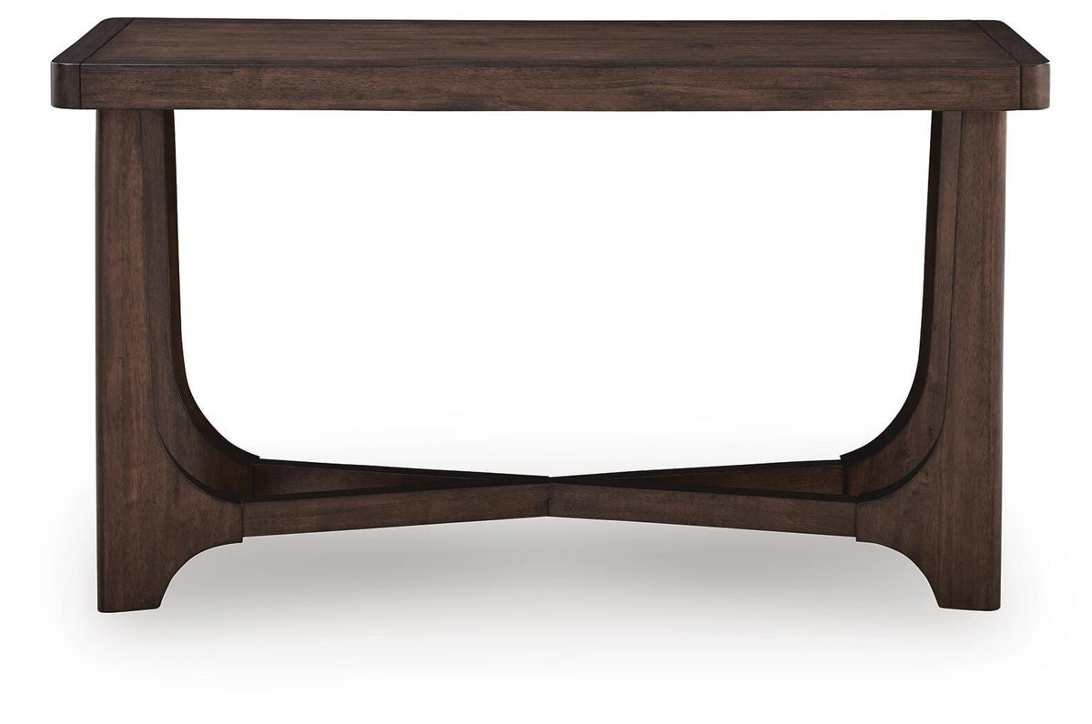 Korestone Sofa Table - Dark Brown  (T438-SI) - Image 3